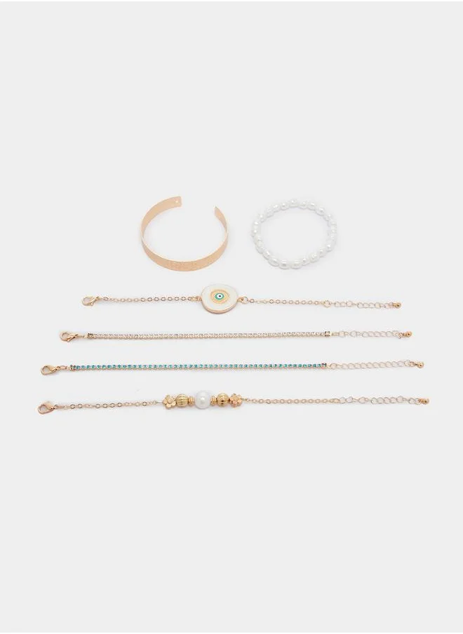 Styli Set of 6 -  Embellished Bracelet