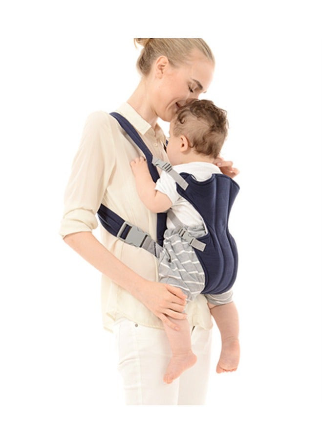 ORiTi 4-In-1 Kids Adjustable Carrier With Comfortable Head Support And Buckle Strap - Blue - Image 2