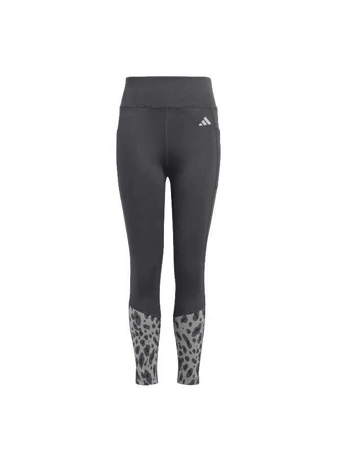 اديداس adidas Jg Aop Opt Tg Grey Training Tights 5-6Y
