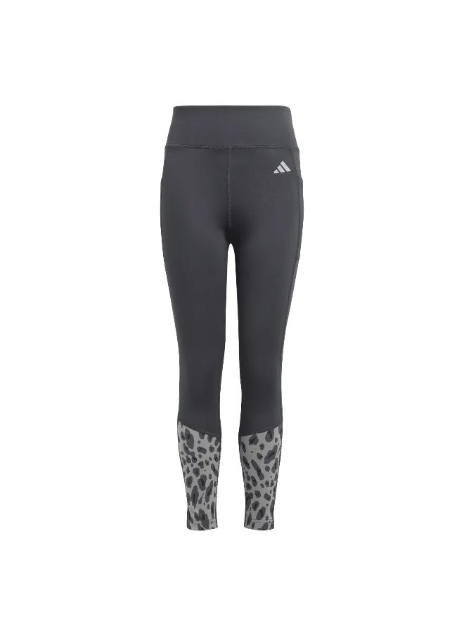 اديداس adidas Jg Aop Opt Tg Grey Training Tights 5-6Y