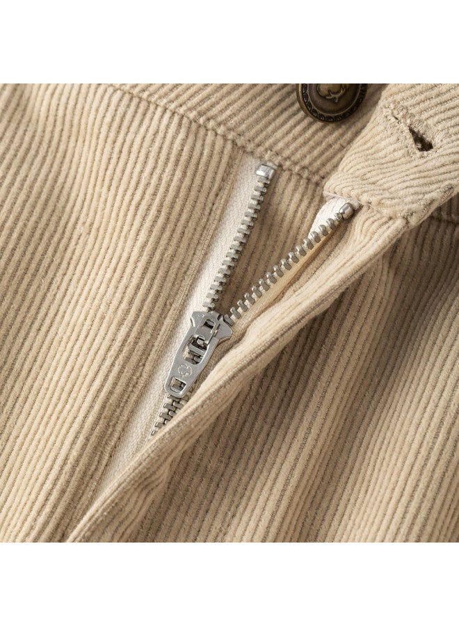 Inman Commuter Vintage Corduroy Split Skirt For Women Autumn Winter High Waist Elegant Half Skirt Apricot L - Image 2