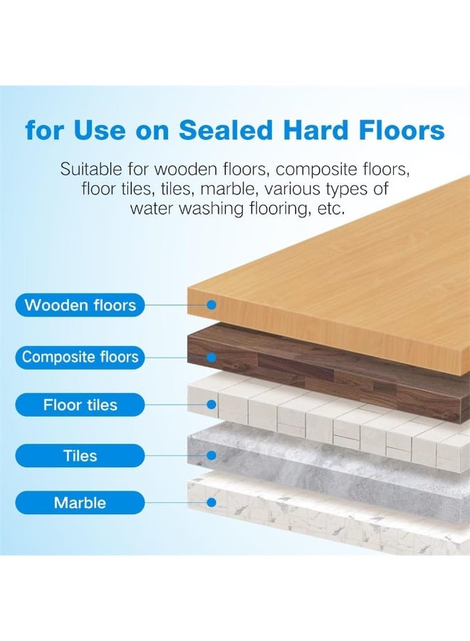 Home Times منظف مركز لتنظيف الأرضيات بواسطة الروبوتات، 500 مل متوافق مع روبوروك، تينيكو، آي فلوور، وغيرها - مناسب للأسطح الخشبية ومتعددة الأسطح - غير سمي، خالي من بقايا - Image 3