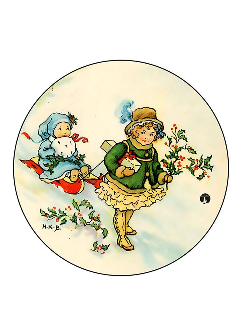 RKN Girl Printed Mouse Pad  Multicolour