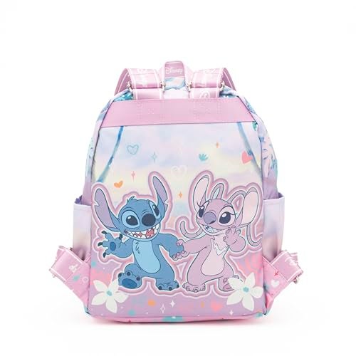 Wondapop - Lilo & Stitch - Angel 13"" Nylon Daypack, Pink - Image 2
