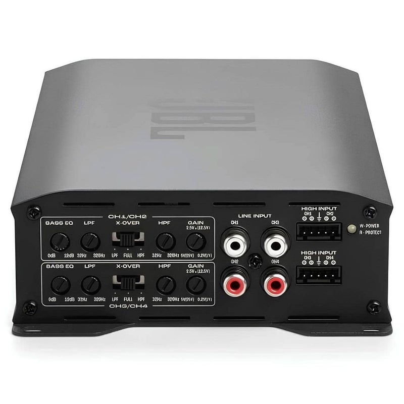 JBL Stage GT 90041 – 4-Channel Car Audio Amplifier | 1480W Peak / 260W RMS x2 (Bridged) - Image 3