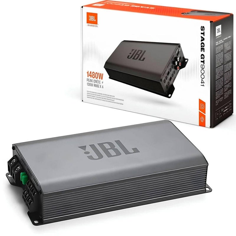 JBL Stage GT 90041 – 4-Channel Car Audio Amplifier | 1480W Peak / 260W RMS x2 (Bridged) - Image 1