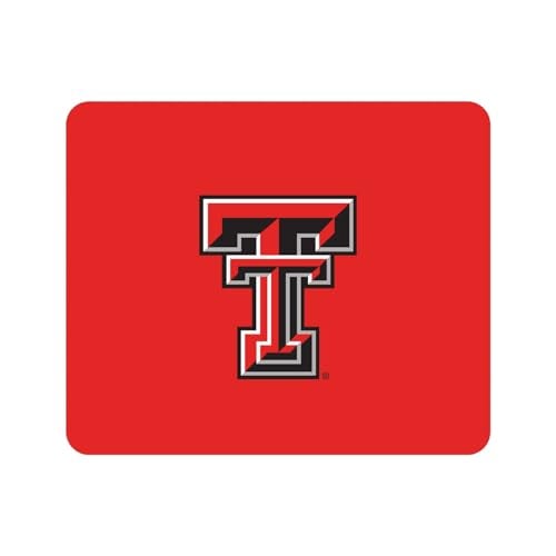 OTM Essentials Texas Tech University Standard Fabric Mouse Pad, Desk Accessories, Standard Fabric Gaming Mouse Pad, Spirit V1, Black - Image 5