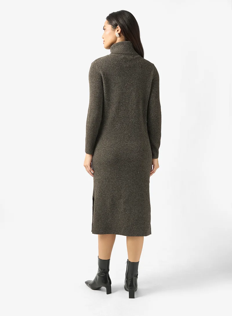 VERO MODA High Neck Midi Dress