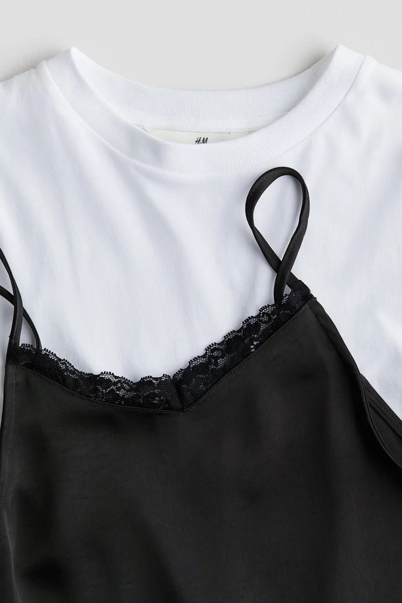 اتش اند ام 2-Piece Top And Dress Set