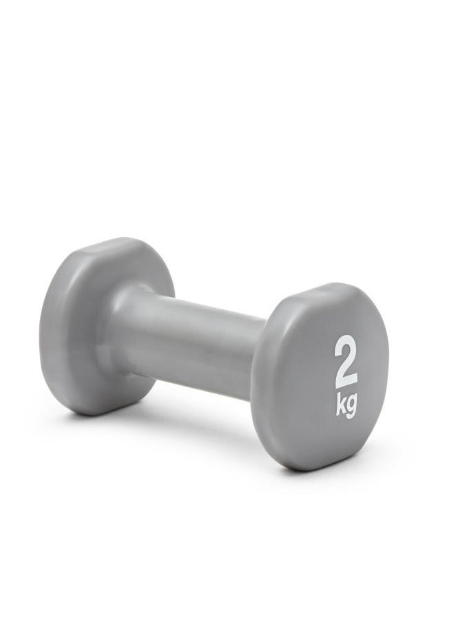 Reebok Dumbbells – 2 kg (Pair) – Compact Neoprene-Coated Weights for Home Workouts – Anti-Slip Grip and Durable Design - Image 4