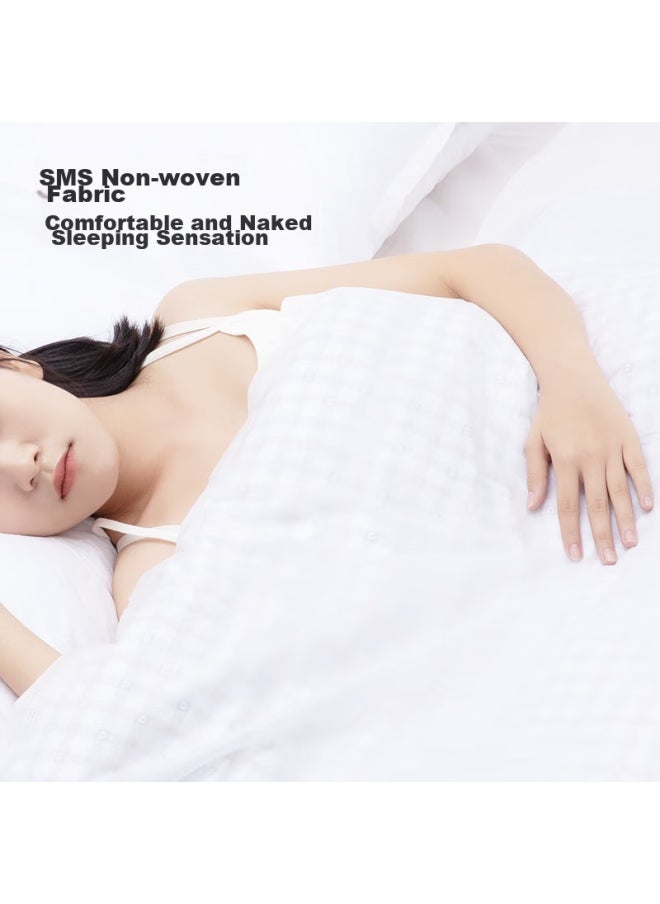 Miniso Miniso Disposable Four-piece Bedding Set, Travel Essential, Hotel And Business Trip Portable Set, 3 Packs  - Image 2