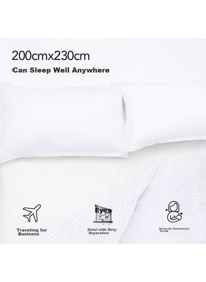 Miniso Miniso Disposable Four-piece Bedding Set, Travel Essential, Hotel And Business Trip Portable Set, 3 Packs  - Image 5
