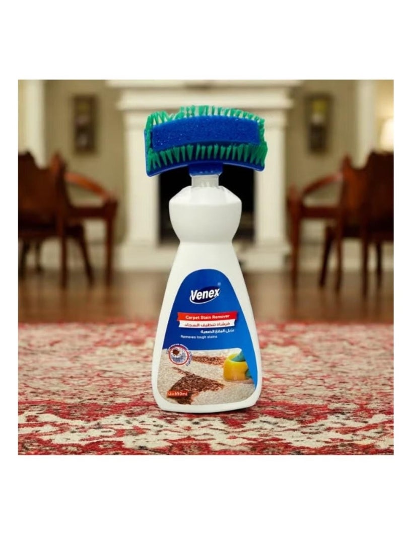 Carpet stain remover, removes tough stains, 650 ml