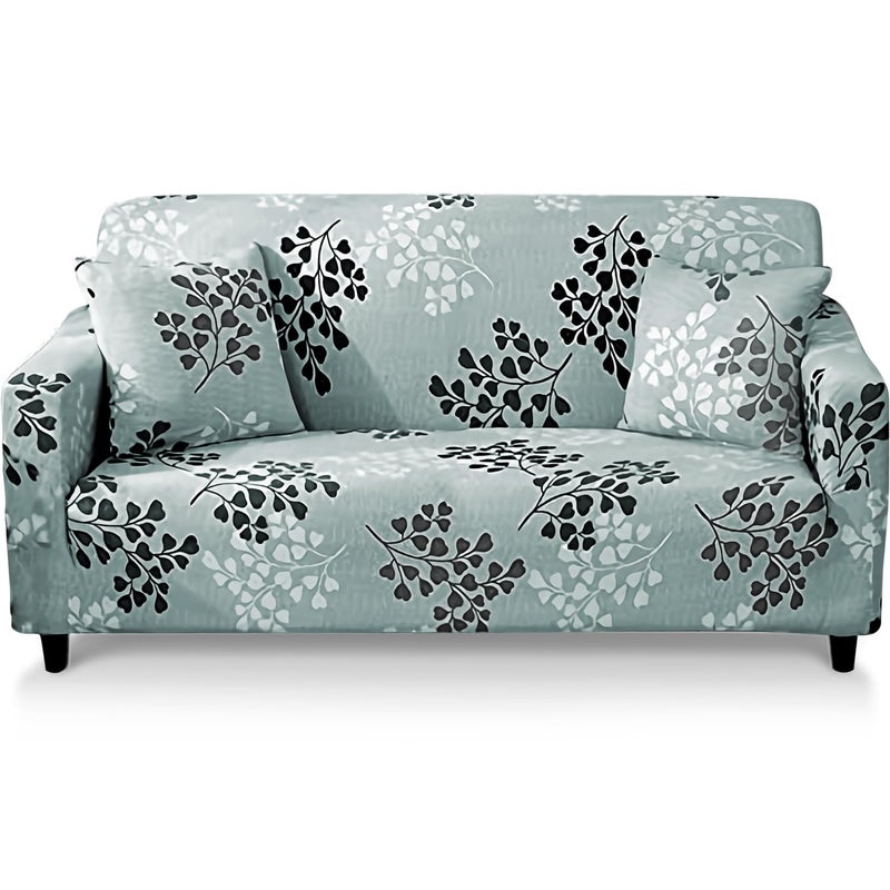 Lamberia Printed Sofa Cover Stretch Couch Cover Sofa Slipcovers for Couches and Loveseats with Two Pillow Case Fall Loveseat