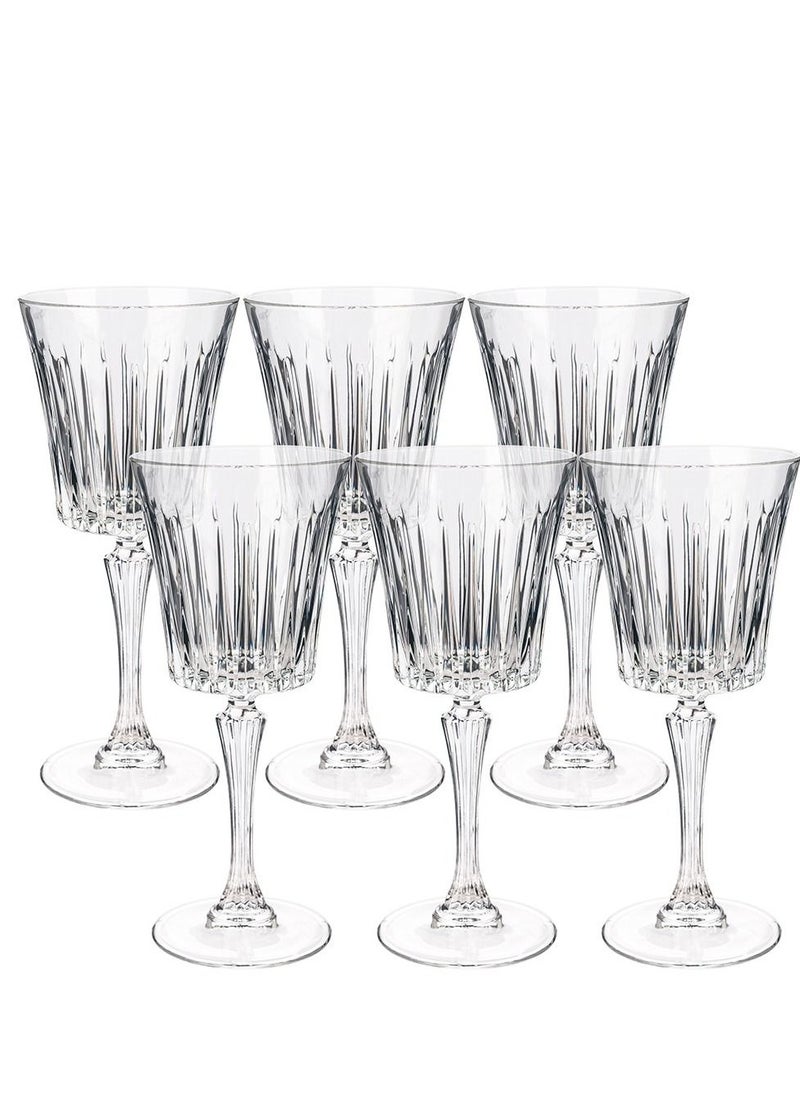 RCR - Set of 6 glasses of Italian RCR Crystal juice, 230 ml - Image 1