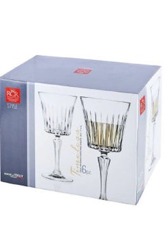 RCR Set of 6 glasses of Italian RCR Crystal juice, 230 ml  - Image 4