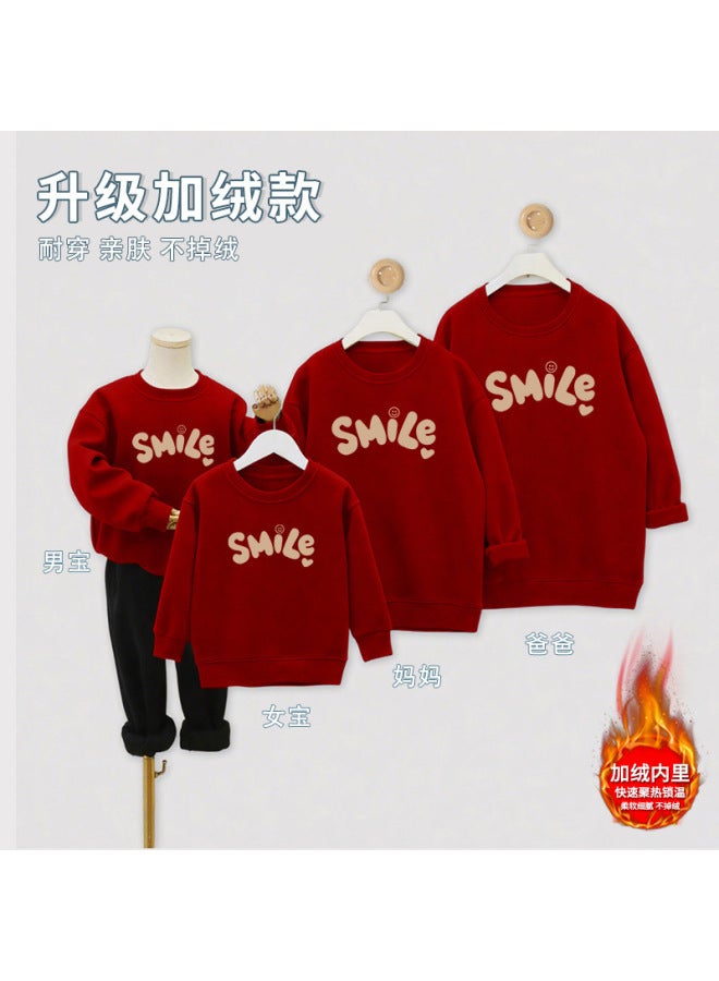 Baby Sweatshirt For A One-year-old, Family Outfit For A One-month-old, Autumn Parent-child Sweatshirt For Photoshoot, Mother-daughter Sweatshirt