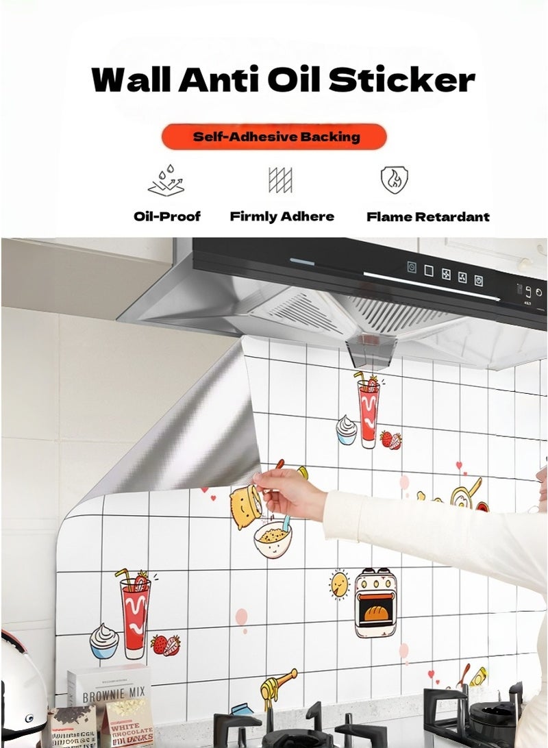 Perfin Self-Adhesive Cartoon Wall Wallpaper -Removable & Repositionable Wallpaper for Wall Protection and Fun Decor in Kids' Rooms, Kitchen, Living Room - Image 2