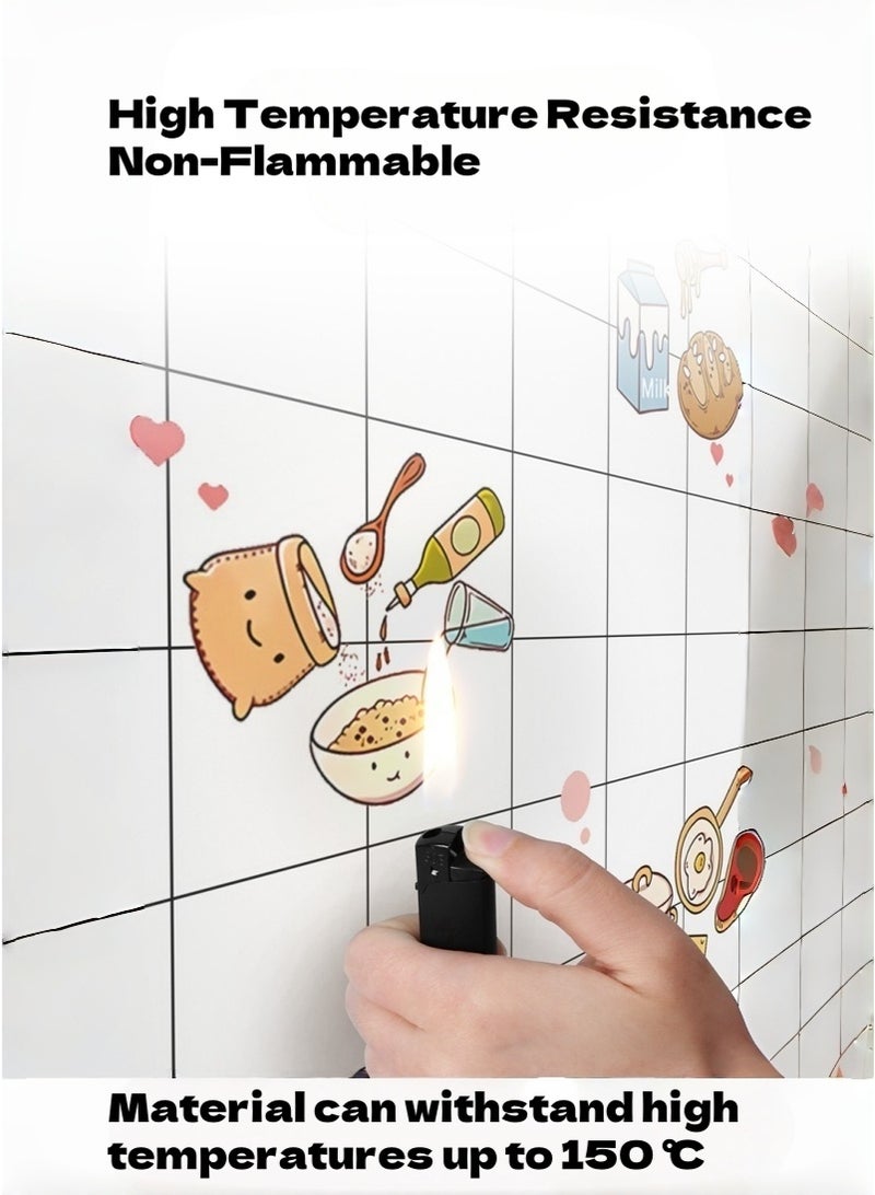 Perfin Self-Adhesive Cartoon Wall Wallpaper -Removable & Repositionable Wallpaper for Wall Protection and Fun Decor in Kids' Rooms, Kitchen, Living Room - Image 4