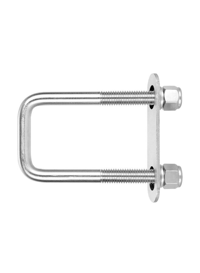 4Pack Square U-Bolts, 304 Stainless Steel U Bolts M12 with Washers & Nuts for Replacement Parts and Accessories for Ski Boat, Fishing Boat or Sailboat Trailer(115) - Image 4