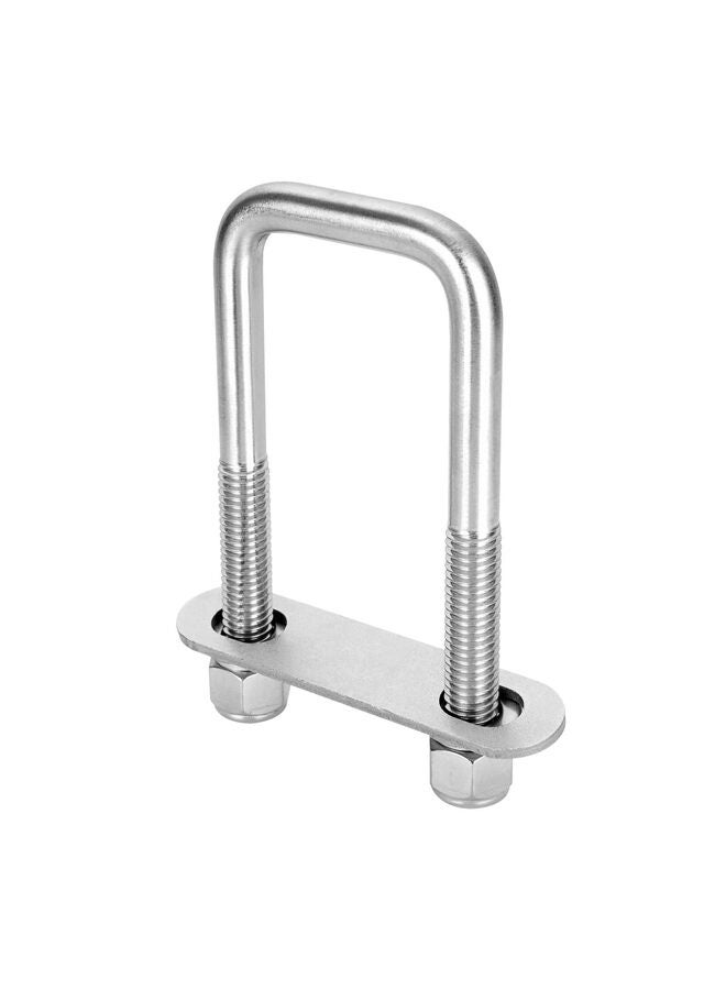 4Pack Square U-Bolts, 304 Stainless Steel U Bolts M12 with Washers & Nuts for Replacement Parts and Accessories for Ski Boat, Fishing Boat or Sailboat Trailer(115) - Image 3