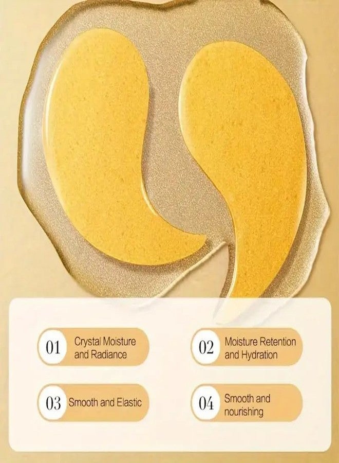 KRUPAVI 24k Gold Under Eye Patches (60 PCS), Eye Mask for Dark Circles and Puffiness, Collagen Skin Care Products, Eye Patches for Puffy Eyes, Revitalises and Refreshes Your Skin - Image 4
