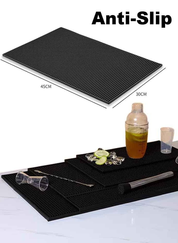 قيادتي القهوة بار حصيرة - للماء بك الجدول حصيرة مع المضادة للانزلاق قبضة ، مقاومة للحرارة وسهلة التنظيف ل كافé ، المطبخ ، متجر الشاي ، الجدول مكان الحصير - اكسسوارات القهوة و كوستر استخدام - Image 2