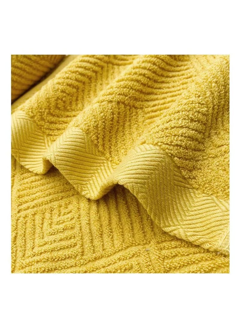 Quick drying and high water absorption luxury bath towels set 100% cotton soft and durable size 70 * 140cm sports hotel spa bathroom sensitive skin daily household use  - Image 5
