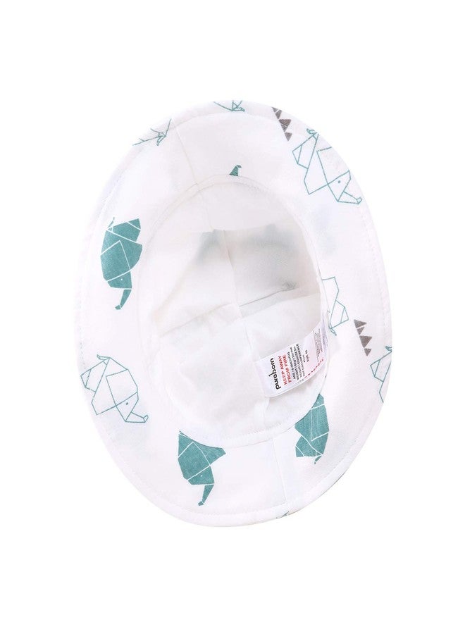 pureborn Baby Hat Newborns Boys Girls Spring Summer Sun Hats Bucket Breathable Cotton Elephant 0-3 Months - Image 4