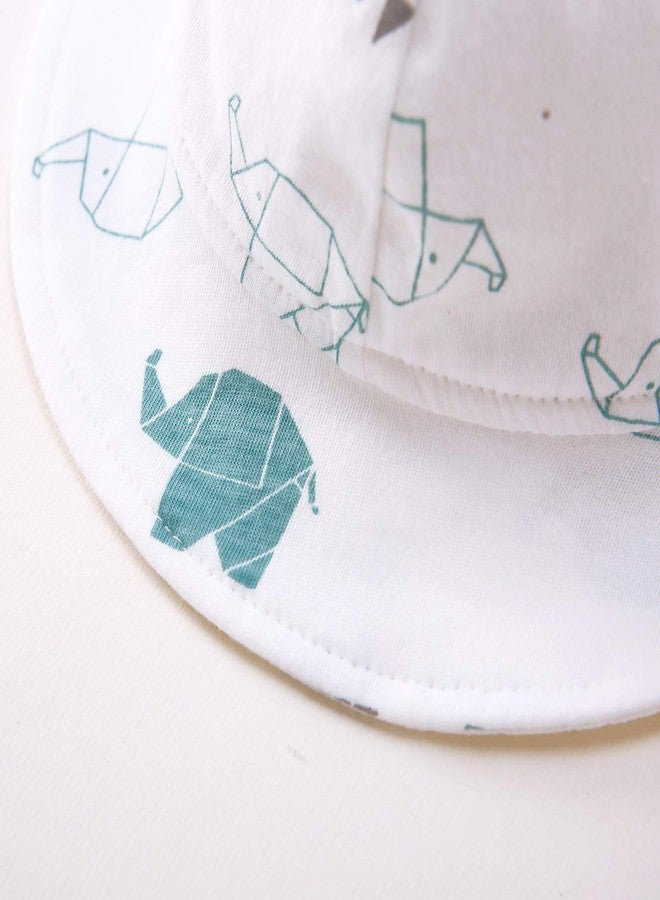 pureborn Baby Hat Newborns Boys Girls Spring Summer Sun Hats Bucket Breathable Cotton Elephant 0-3 Months - Image 5