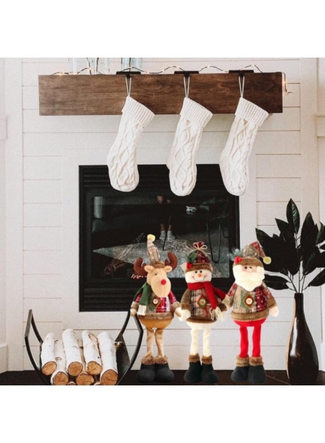 GGEROU Decoration Standing Plush Ornaments, Telescopic Length Standing Doll for Table Fireplace Home Decoration - Image 2