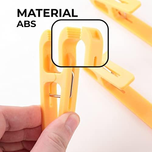 Kuber Industries Kuber Industries Multipurpose Bar Hooks Pins for Laundry Kitchen WardrobeABS77024YPack of 3Yellow - Image 5