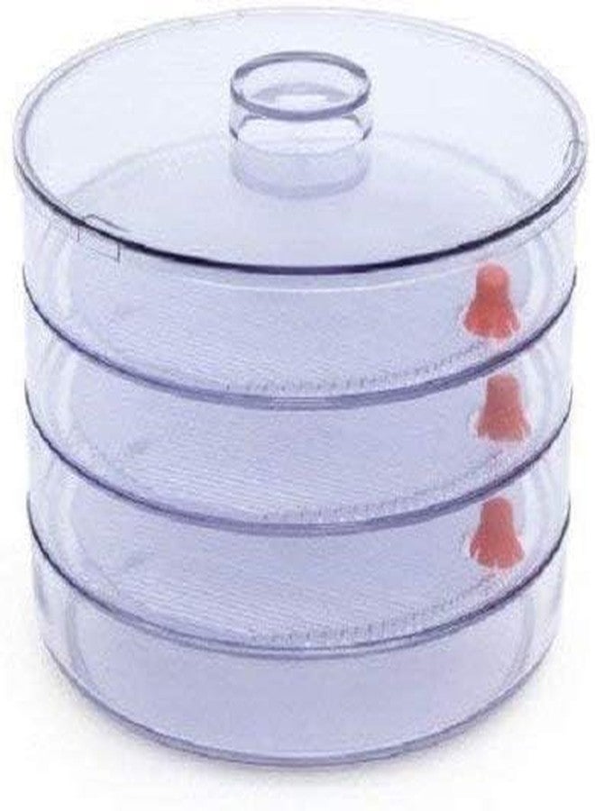 DecoLogy Organic Home Making Fresh Sprouts Beans for Living Healthy Life Sprout Maker 4 Layer Bowl Sprouts Making box for Homed Fruits and Nuts Storage Containers, - Image 2