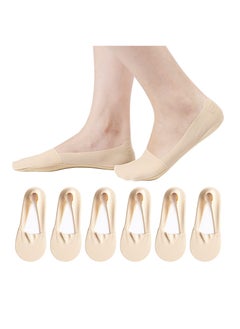 6 Pairs No Show Lace Socks for Women, Ladies Low Cut Liner Invisible Socks, Non slip Soft Breathable Ankle Socks Boat Socks for Loafers Sneakers Flats Boat Shoes