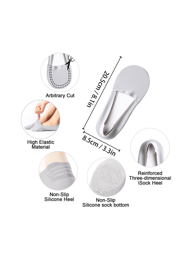 SYOSI - 6 Pairs No Show Lace Socks for Women, Ladies Low Cut Liner Invisible Socks, Non slip Soft Breathable Ankle Socks Boat Socks for Loafers Sneakers Flats Boat Shoes - Image 1