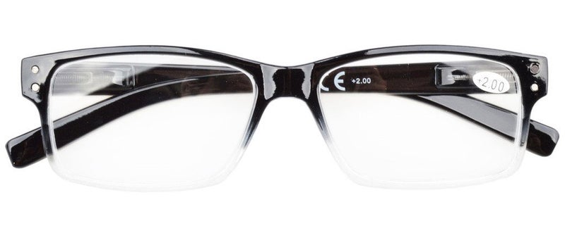 Eyekepper 5 Pack Reading Glasses for Men Includes Reader Sunglasses Spring Hinges Classic Cheater Glasses +1.75 - Image 5