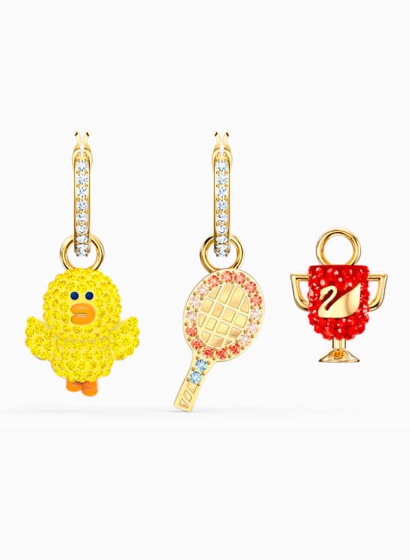 Swaro Tennis Racquet Sally Chicken Earrings  - Image 1