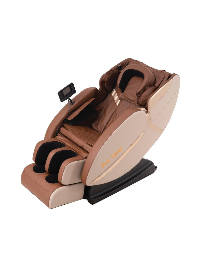 Pro Yard relaxation massage chair 3D brown color - Image 5