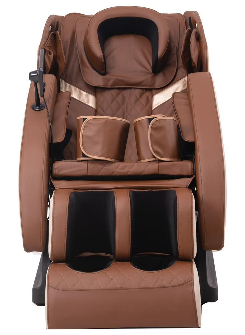 Pro Yard relaxation massage chair 3D brown color - Image 1