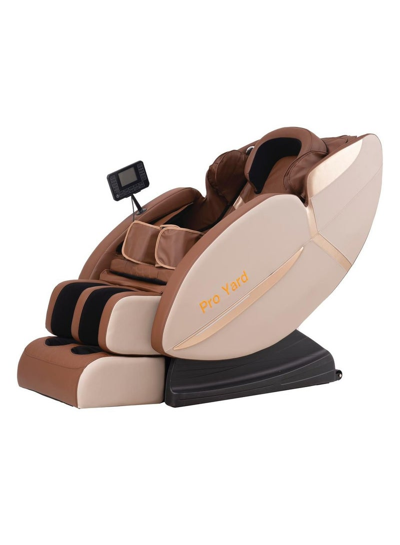 Pro Yard relaxation massage chair 3D brown color - Image 2