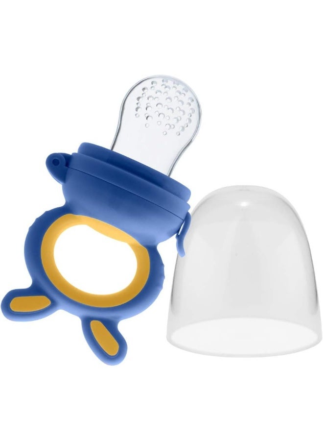 Beebaby Silicone Food and Fruit Nibbler with Extra Silicone Mesh (Chewy - Blue) - Image 3