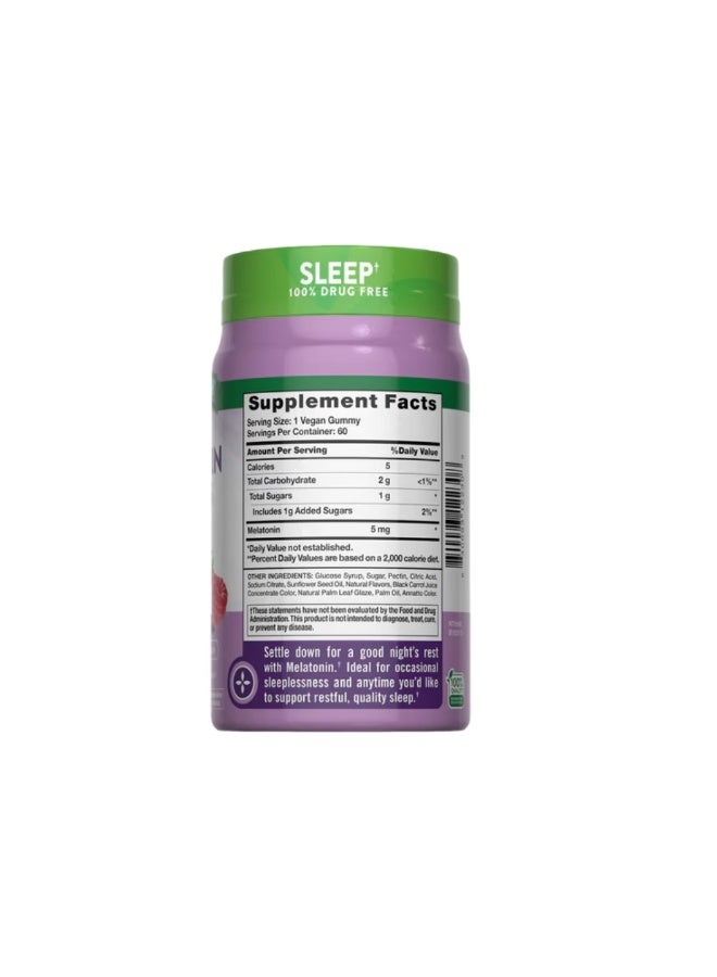NT Nature's Truth Sleep Melatonin 5mg Mixed Berry - 60 Gummies - Image 2