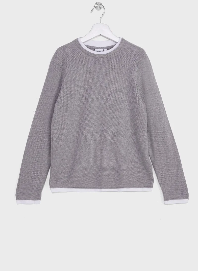 NAME IT Kids Knitted Sweatshirt