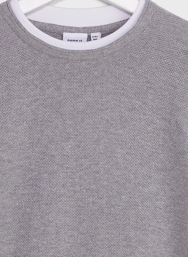 NAME IT Kids Knitted Sweatshirt