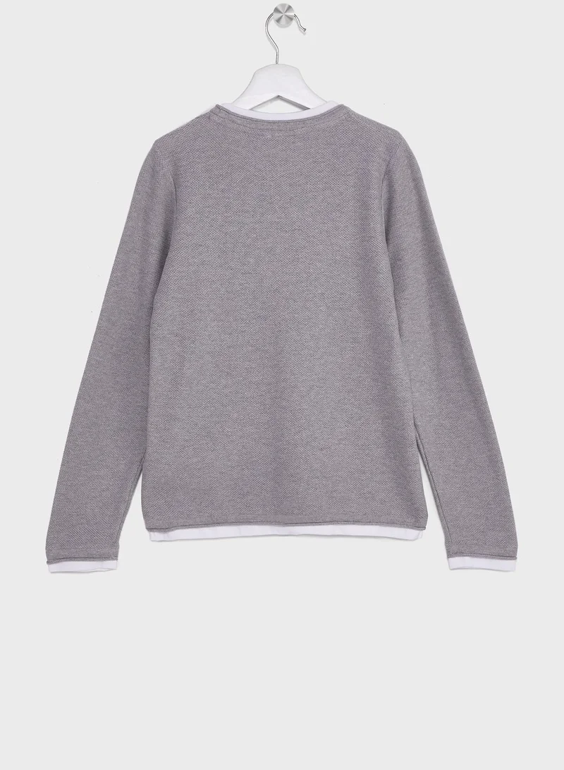 NAME IT Kids Knitted Sweatshirt