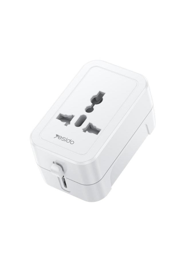 Yesido - MC32 Support 1380W High Power Multi-national Standard Plugs Global Plug Adapter - Image 1