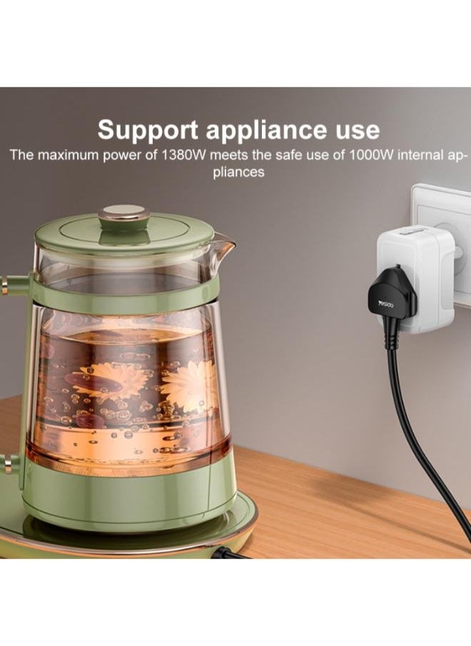 Yesido - MC32 Support 1380W High Power Multi-national Standard Plugs Global Plug Adapter - Image 1
