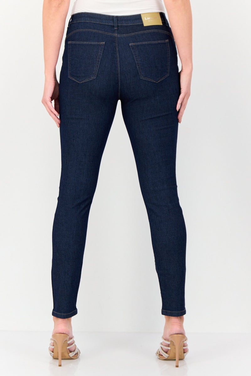 VERO MODA جينز ضيق نسائي من إيسينري بواسطة فيرو مودا، لون كحلي - Image 2