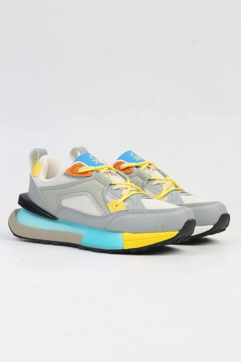بينيتون BNI-10250 Imported Beige Women's Sports Shoes-Beige