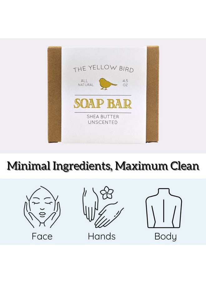 The Yellow Bird - He Yellow Bird Unscented Soap Bar For Sensitive Skin. Handmade Face Soap That'S Fragrance Free And Hypoallergenic. Natural Vegan And Organic Ingredients. - Image 1